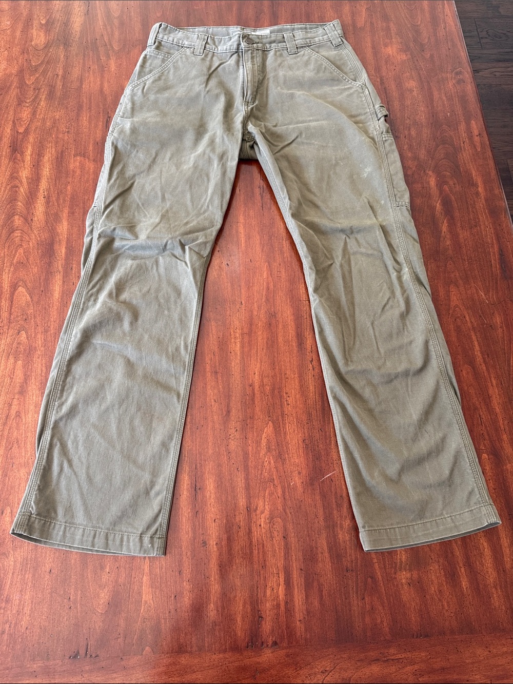 Men's Olive Green Carhartt Cargo Pants